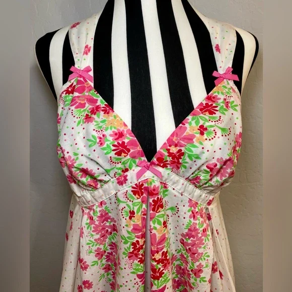 Betsey Johnson Floral Cotton Nightie - Picture 2 of 8
